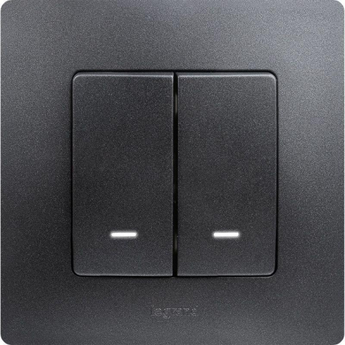 Рамка 1-м Etika антрацит IEK 672581