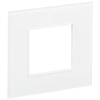 Рамка 1-м SKANDY SK-F21W стекло арктич. бел. IEK SK-M12-G-K01