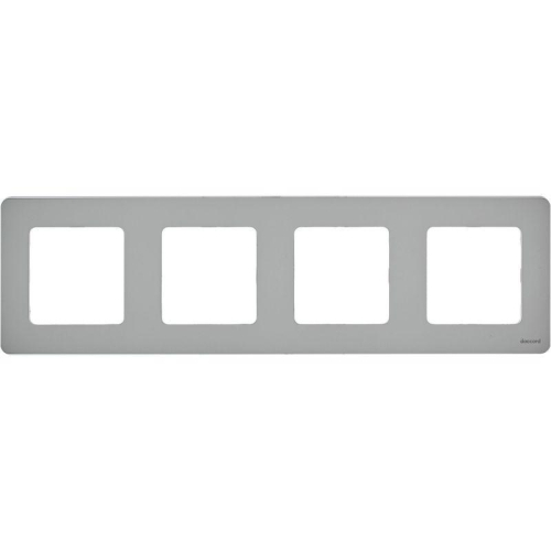 Рамка 4-м Inspiria алюм. IEK 673962