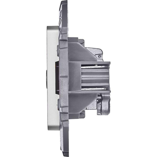 Розетка телевизионная TV Inspiria 2дБ 0-2400мГц с топологией "звезда" механизм алюм. IEK 673852