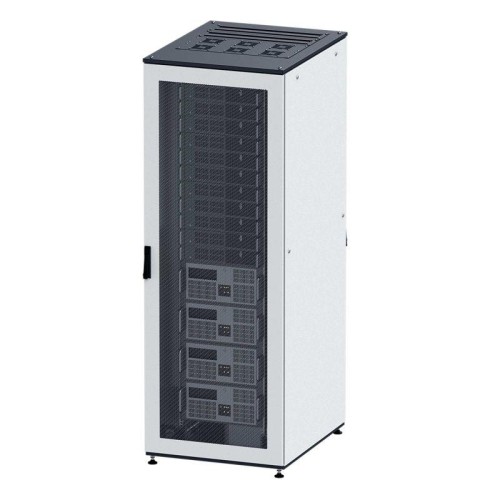 Шкаф напольный IT-CQE 19дюйм 42U 600х800 двери перфорир./перфорир. собран. RAL 7011/7035 DKC R5DC4268PF