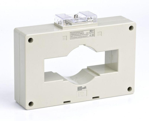 Трансформатор тока ТШП-0.66 4000/5А кл. точн. 0.5 20В.А d120мм DEKraft 50165DEK