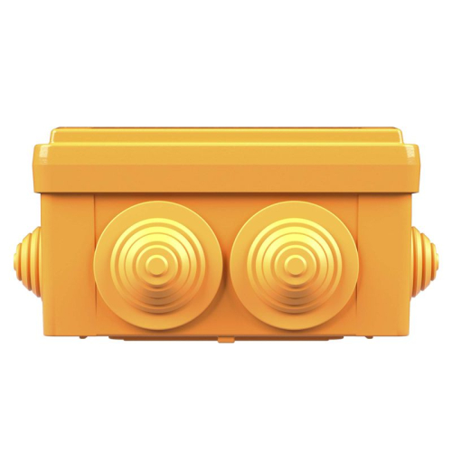 Коробка ответвительная FS 100х100х50мм IP56 6п 450В 6А 4кв.мм с кабельными вводами и клеммниками пластик. DKC FSB11604