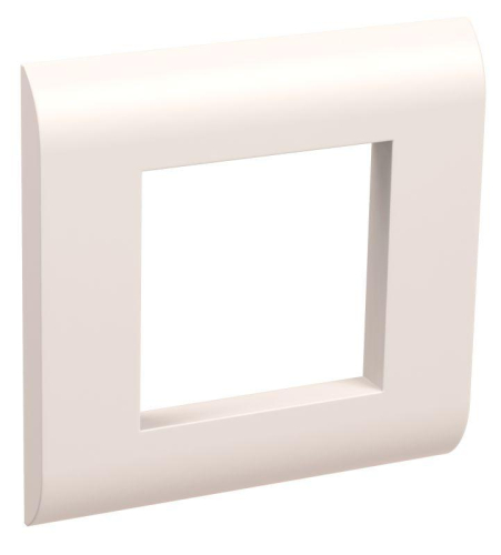 Рамка установочная под 45х45 2мод. для коробок КМКУ бел. PRIMER IEK CKK-40D-RK2-K01