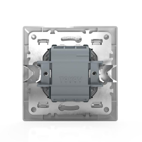 Выключатель 2-кл. СП AVA 10А IP20 с индикатором в сборе бел. TOKOV LIGHT TKL-AV-V2IF-C01