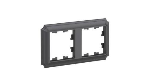 Рамка 2-м AtlasDesign Antique универс. базальт SE ATN101402