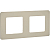 Рамка 2-м Inspiria сл. кость IEK 673941