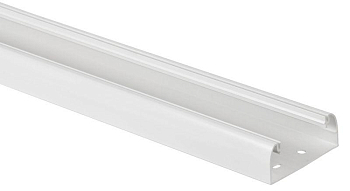 Кабель-канал 80х35 L2000 пластик без крышки бел. ИЭК Leg 010411