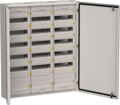 Корпус ЩРн-216 (3х72) TITAN 5 960х830х140 IP54 метал. сер. IEK TI5-50-N-3X072-54-7035