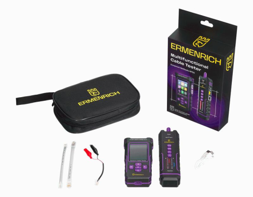 Тестер кабельный многофункциональный NetGeeks NP50 Ermenrich 84555