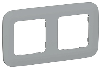 Рамка 2-м СП FLITE РУ-2-А-ФлС сер. IEK FI-M22-31-20-K03