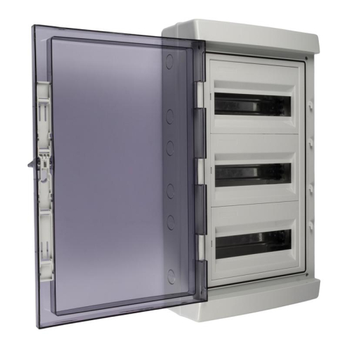 Бокс модульный накладной PDB/W 4036 GR (ЩРН-ПГ-36) IP65 пластик. Pro JazzWay 5072169