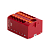 Блок распределительный зажим push-in 1 ввод 6кв.мм 12 точек подключения 25кв.мм красн. DKC DTP1-112-104SPUR