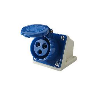 Розетка стационарная ОП PPC 123 32А 3п 2Р+РЕ 220В IP44 Pro JazzWay 5072695