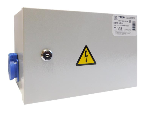 Ящик с понижающим трансформатором ЯТП 0.25 230/24 (3 авт. выкл.) IP54 TOKOV ELECTRIC TKE-TT13-24-250-54