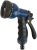 Пистолет для полива 8 режимов 200мм син. FIT 77307 Пистолет для полива 8 режимов 200мм син. FIT 77307