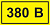 Символ "380В" 38х90 IEK YPC10-0380V-3-021