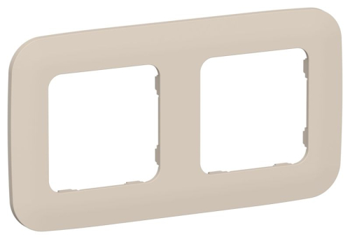 Рамка 2-м СП FLITE РУ-2-А-ФлЛ льняной IEK FI-M22-31-20-K88