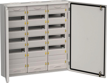Корпус ЩРн-180 (3х60) TITAN 5 835х830х140 IP54 метал. сер. IEK TI5-50-N-3X060-54-7035