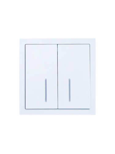 Выключатель 2-кл. с индик. СП ZIMA IP20 10А безвинт. зажим бел. LEZARD 704-0288-112QC