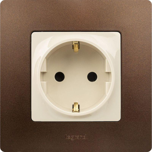 Рамка 1-м Etika какао IEK 672571