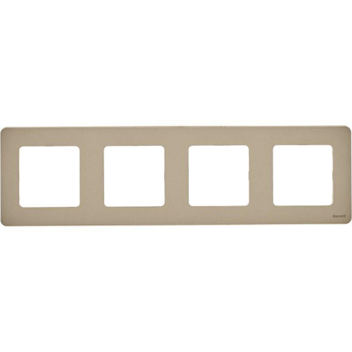 Рамка 4-м Inspiria шампань IEK 673968