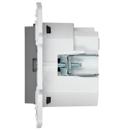 Розетка SKANDY 18Вт 16А с заземл. защ. шторки с USB C SK-R17Gr сер. IEK SK-R14-16-U14-018-K03