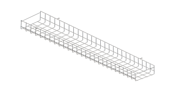 Решетка защитная 1300х240х75 Innolux 14676