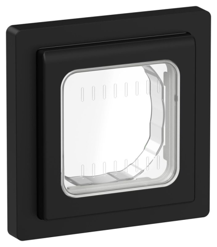 Рамка 1-м СП FLITE Рпро-1-55-ФлЧ IP55 черн. IEK FI-M10-32-55-K02