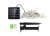 Светильник светодиодный SLR-G08-30B садовый; гирлянда капли син. солнечная батарея ФАZА 5040946
