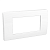 Рамка 2-м 4мод. Brava (для TOR и TBN) бел. RAL9010 DKC 75011W