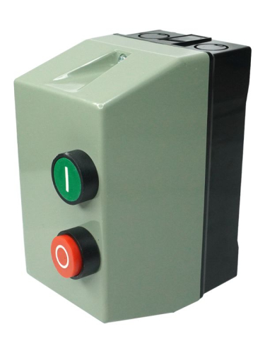 Пускатель ПМЛ-1220 УХЛ4 Б 10А кат. 220В 1НО IP54 с реле 7-10А в корпусе с кнопками ПУСК + СТОП Электротехник ET508535