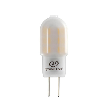 Лампа светодиодная RS LED Capsule G4 2W 220-240V 2Вт капсульная матовая 2700К тепл. бел. G4 200лм 220-240В Ra90 Русский Свет 15010845083