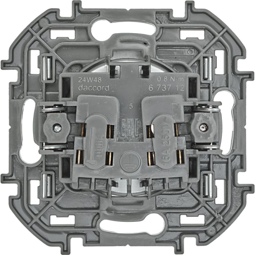Розетка 1-м СП Inspiria 16А IP20 250В 2P механизм алюм. IEK 673712