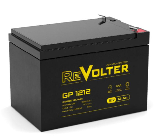 Аккумулятор 12В 12А.ч GP 1212 REVOLTER 4614040020018