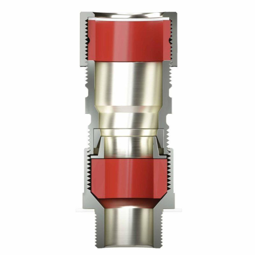 Ввод кабельный серии КА для бронир. кабеля М75х1.5 d46.8-55мм D52-65мм никелированная латунь IP66/IP68 DKC KA8MHK