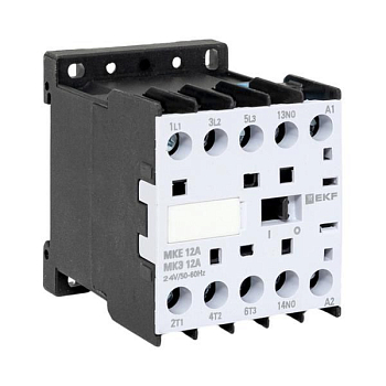 Мини-контактор МКЭ 12А кат. 24В AC 1НО PROxima EKF Mctr-s-12-24