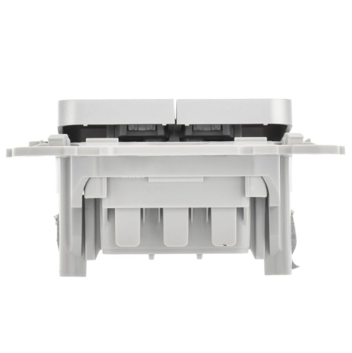 Выключатель 2-кл. СП FLITE ВС12-1-0-ФлА 10А механизм алюм. IEK FI-V20-0-10-1-K47