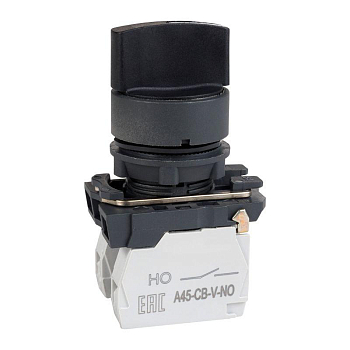 Переключатель OptiSignal D22 C5-S-21 2 положения пластик 1НО XB5AD21 КЭАЗ 332183