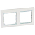 Рамка 2-м Valena горизонт. бел. кристалл (блист.) IEK 694244