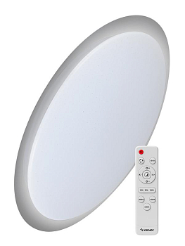 Светильник светодиодный PREMIUM GALAXY 120Вт 230В 3000-6500К 9600лм IP40 560х85мм настенно-потолочный управляемый с пультом ДУ КОСМОС KSGala120W