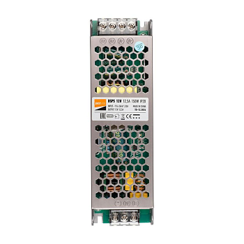 Блок питания для светодиод. ленты BSPS 150Вт 12.5А 12В IP20 метал. JazzWay 3329235A
