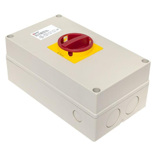 Переключатель кулачковый ПК-2-13 100А 3п "ВКЛ-ВЫКЛ" с блокировкой в боксе IP65 PROxima EKF pk-2k-13-100-a65