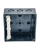 Коробка распределительная 140х140х76мм IP66 в комплекте с клеммным рядом 10х10кв.мм 76А черн. Extherm JB-100-BL