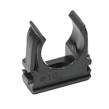 Крепеж-клипса для труб d16мм черн. (уп.100шт) TOKOV ELECTRIC TKE-LC-16-C05/100