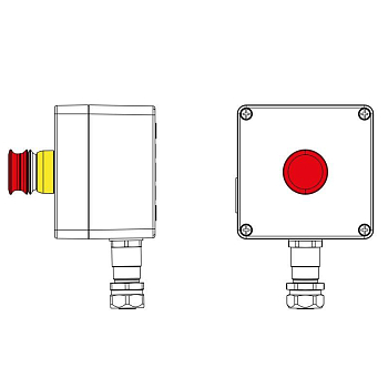 Пост управления взрывозащ. из алюм. CPE-A-12-(1xP3E(11))-1xKAEPM2MHK-15(C)1Ex d e IIC Т5 Gb / Ex tb IIIC T95град.C Db IP66 DKC 2201.121.22.1203