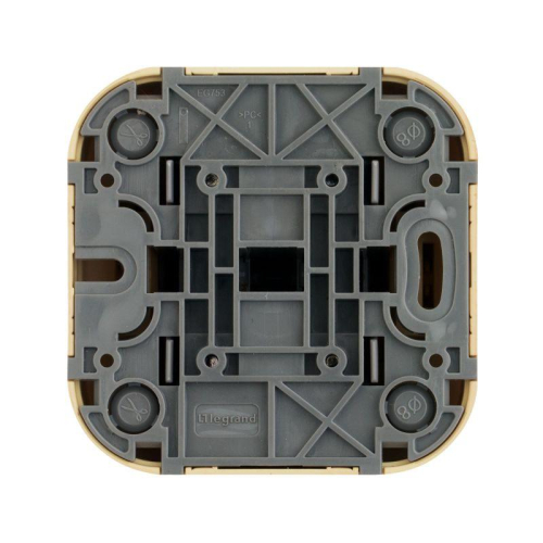 Выключатель 2-кл. ОП Quteo 10А IP20 10AX дерево IEK 782262