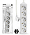 Удлинитель 5х3м с заземл. 10А 3х1.5 TOKOV ELECTRIC TKL-C01-BU5-3-1.5-Z