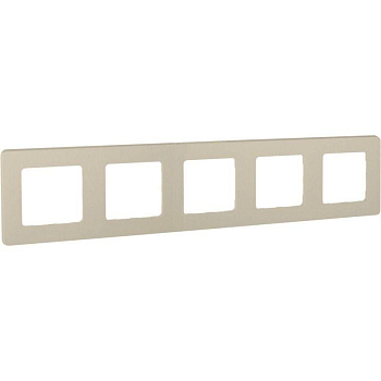 Рамка 5-м Inspiria сл. кость IEK 673971