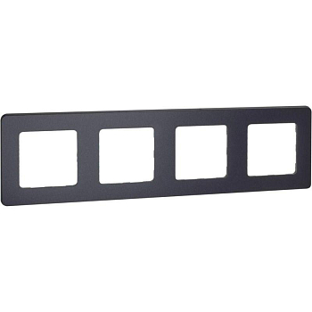 Рамка 4-м Inspiria антрацит IEK 673963